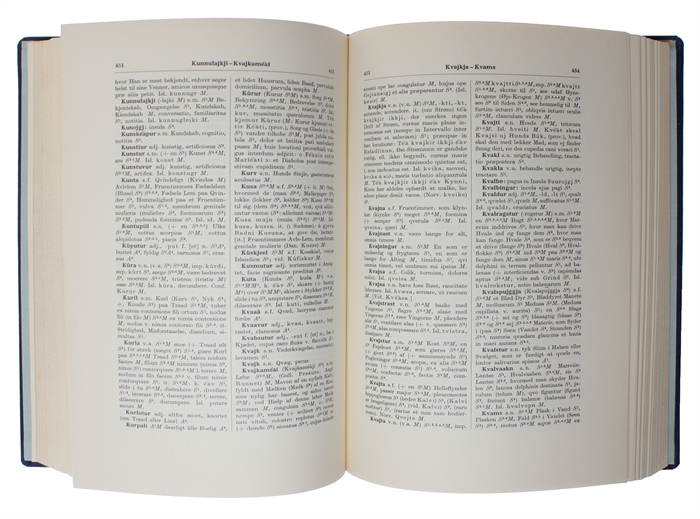 Dictionarium Færoense. Færøsk-Dansk-Latinsk Ordbog. Udg. efter håndskrifterne af Chr. Matras. I: Ordbogen. II: Indledning og registre. 2 Bd.