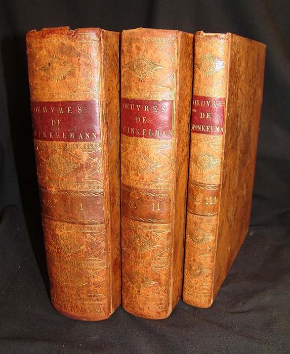 Histoire de L'Art chez les Anciens. Traduite de l'Allemand; avec des Notes historiques et critiques de différens Auteurs. 2 vols. (in 3 Parts). Paris, 1790-1803.