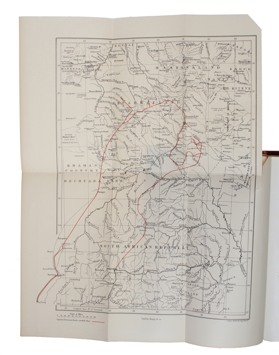 With Wilson in Matabeleland or Sport and War in Zambesia. With a Map and numerous Illustrations from Photographs. London, Henry and Co., 1894.