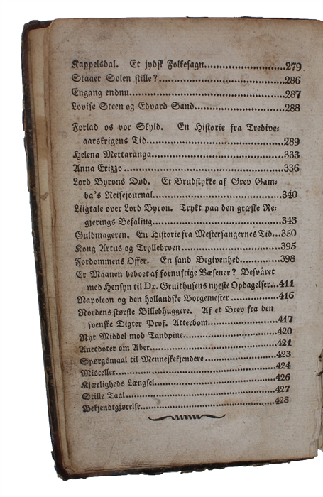 Læsefrugter, samlede paa Literaturens Mark. Otte og tyvende Bind. Aarhus, 1825.