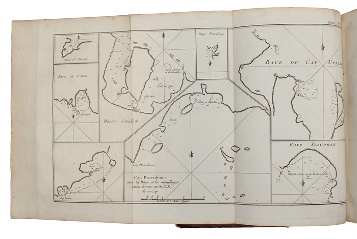 Voyages autour du Monde entrepris par Ordre de sa Majesté Britannique, actuellement regnante, Pour faire des Découvertes dans L'Hémisphère Austral. Exécutés successivement par le Chef d'Escadre Byron, les Capitaines Wallis, Carteret & Cook, dans...