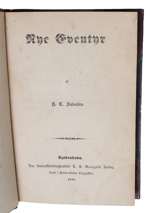 A truly splendid and unique collection of 23 Hans Christian Andersen-items that together tell the true story of Andersen's life and sheds light on all aspects of his life and work. The collection is divided into the following (full descriptions belo...