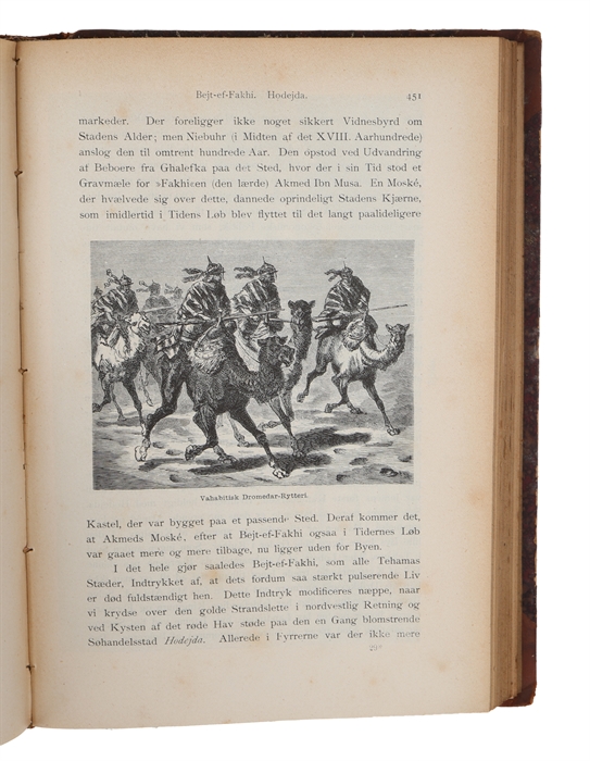Orienten. Rejseskildringer fra Grækenland, Macedonien, Stambul, Mesopotamien, den arabiske Halvø, Syrien, Palæstina, Tripolitanien, Tunis o.s.v. Paa dansk ved Johannes Magnussen. Med Illustrationer i Træsnit, Initialer og Vignetter.
