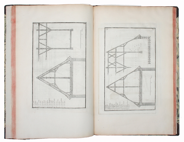 Maniere de Bastir. Pour toutes sortes de personne. Reueüe et augmatee, en cette seconde edition, de plusieurs figures, de tresbeaux Bastimens et Edifices de Ljunention... (1.-) Seconde Partie.