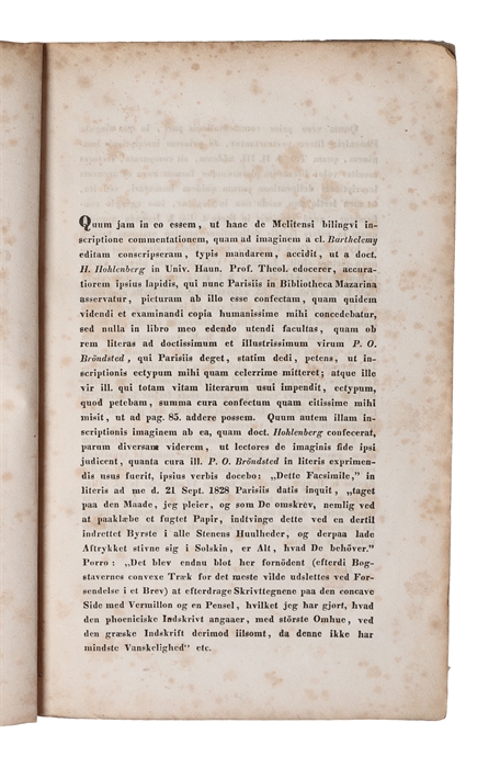De Inscriptione Melitensi Phoenicio-Græca commentatio.