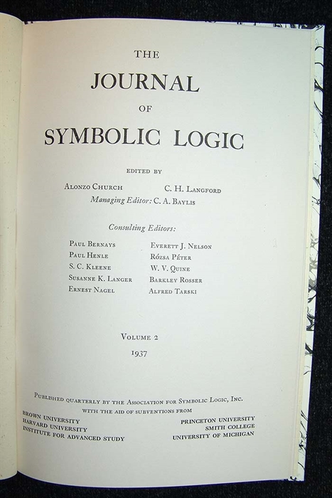 Computability and Lambda-Definability. (Extracted from The Journal of Sybolic Logic, Volume 2, 1937, pp.153-64.).