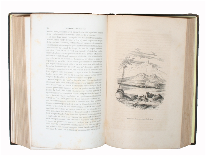 Aventures les plus curieuses des Voyageurs Coup D'oeil autour du Monde d'apres les Relations anciennes et modernes et de Documents recueillis sur les lieux. Ouvrage imité des Aventures des Voyageurs par P. Blanchard. 2 vols.