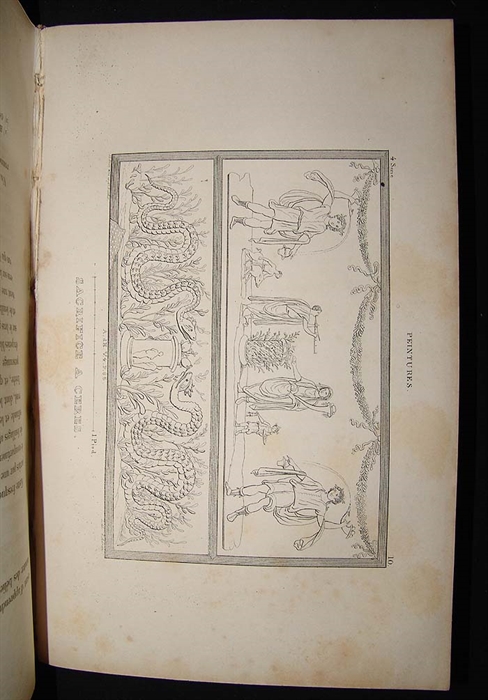 Herculanum et Pompéi. recueil Général des Peintures Bronzes, Mosaiques, Etc. Découverts jusquá ce Jour, et reproduits d'apres le Antichita di Ercolano, il Museo Borbonico, et tous les Ouvrages analogues. ASugmenté de Sujets inédits, Gravés au Trait ...