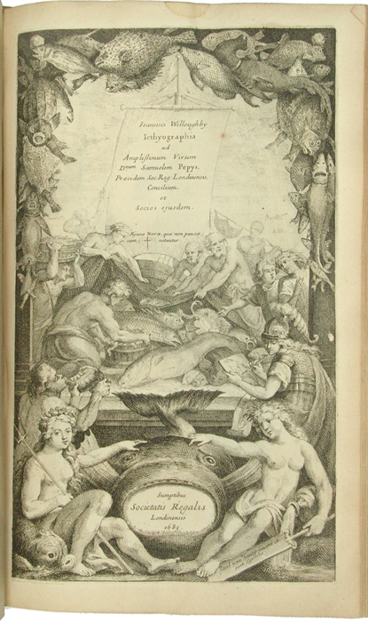 De Historia Piscium Libri Quatour, Jussu & Sumptibus Sociatatis Regiae Londinensis editi. ... Totum Opus. Recognovit, Coaptavit, Supplevit, Librum etiam primum & secundum integros adjecit Johannes Raius e Societate Regia.