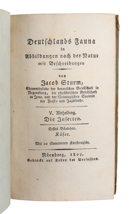 Deutschlands Insecten. 1.-3. Bd.