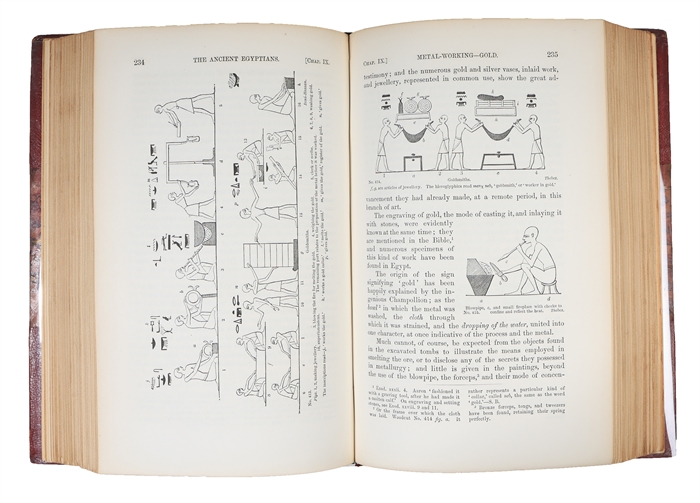 The Manners and Customs of The Ancient Egyptians. A New Edition, revised and Corrected by Samuel Birch. 3 vols.