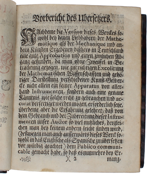 Neu=eröffnete Mathematische Werck=Schule, Oder Gründliche Anweisung, Wie die Matgematische Instrumenten nicht allein schicklich und recht zu gebrauchen, sondern auch auf die beste und accurateste Manier zu verfertigen, zu probiren, und allerzeit in gu...