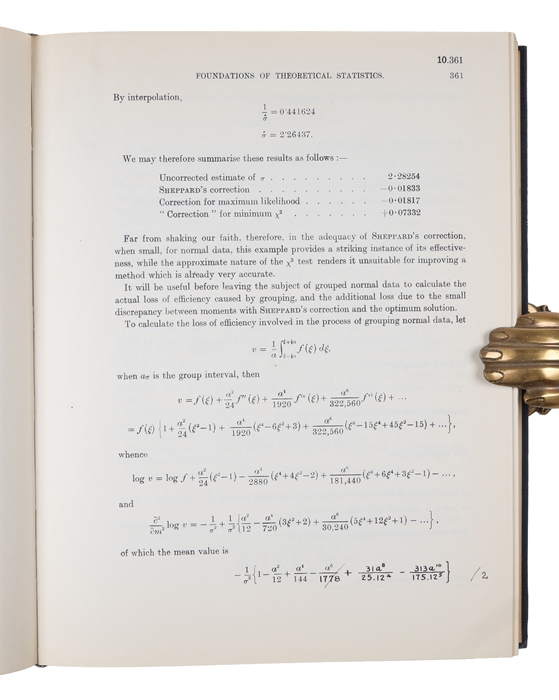 Contributions to Mathematical Statistics. Index prepared by John Tukey.