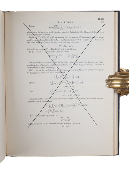 Contributions to Mathematical Statistics. Index prepared by John Tukey.