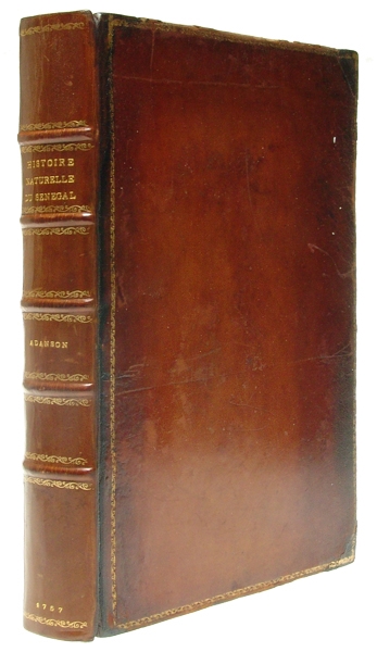 Histoire Naturelle du Sénégal. Coquillages. Avec la Relation abrégée d'un Voyage fait en ce pays, pendant les années 1749, 50, 51, 52 & 53. 2 Parts. (1. Voayage. 2. Histoire de Coquillages).