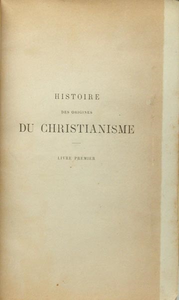 Vie de Jésus.