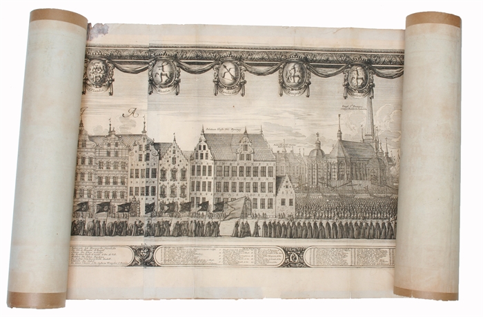 Exequiae Serenissimi ac Potentiss: Principis ac Dni. Domini Caroli Gustavi Suecorum Gothorum et Wandalorum Regis d. 3. Nouemb. 1660 Holmiæ Celebratæ. Accuraté delineauit E.I. Dahlbergh. (The funeral procession of King Carl X Gustav of Sweden).