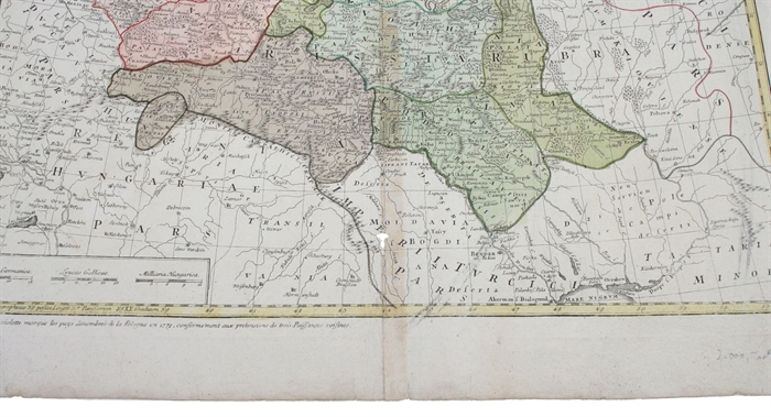 Mappa Geographica Regni Poloniae ex novissimis quotquot sunt mappis specialibus composita at ad LL stereographica projectionis revocata a Tob. Mayero...