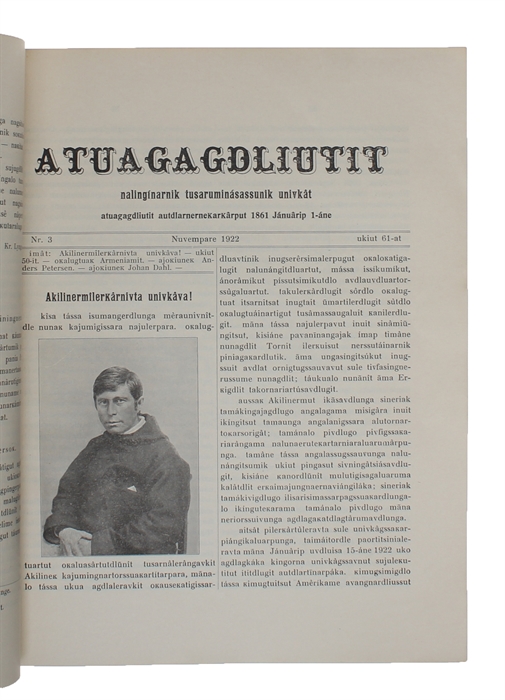 Nalinginarnik tusaruminásassunik univkat kalatdlit Kavdlunatdlo agdlagait nugtigaitdlo Nr. 1-12.