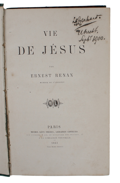 Vie de Jésus.