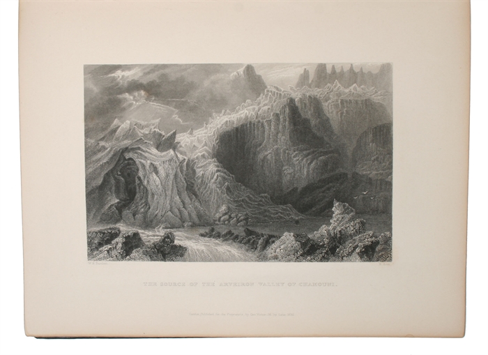 Switzerland. Illustrated in a Series of Views taken on the Spot and expresslely for this Work - La Suisse pittoresque, ornée de Vues dessinées spécialement pour cet Ouvrage par W.H. Bartlett, accompagnée d'un Texte par William Beattie. Traduit de L'...