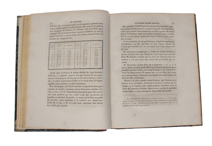 Traité de Méchanique Industrielle, ou exposé de la Science de la Mechanique déduite de L'Experience et de L'Observation; principalement a L'Usage des Manufacturiers et des Artistes; 3 vols. + Planches.