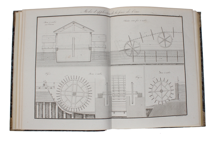 Traité de Méchanique Industrielle, ou exposé de la Science de la Mechanique déduite de L'Experience et de L'Observation; principalement a L'Usage des Manufacturiers et des Artistes; 3 vols. + Planches.