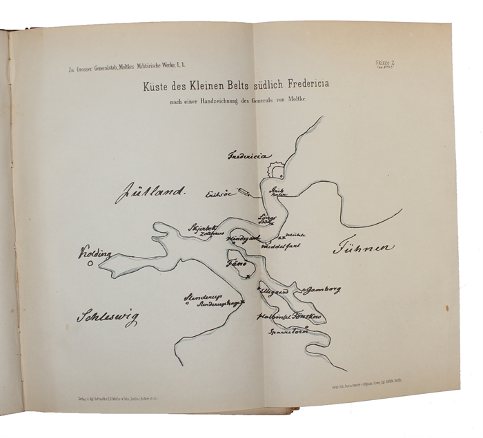 Moltkes Militärische Werke. 3 Abteilungen: I; III & IV.