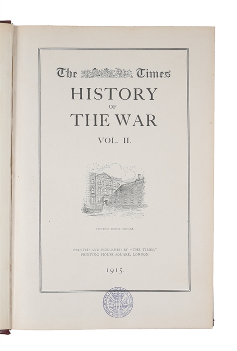 The Times History of the War. 22 vols. (including Index).