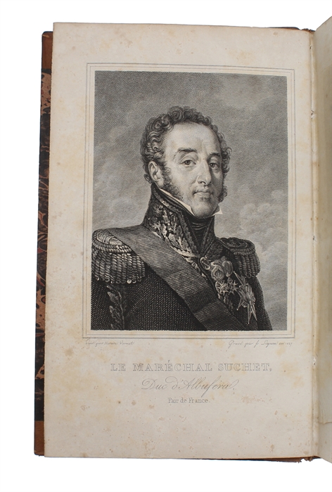 Memoires du Maréchal Suchet, Duc D'Albufera, sur ses Campagnes en Espagne depuis 1808 jusqu'en 1814. Écrits par Lui-Meme. 2 vols. + Atlas. (3 vols).