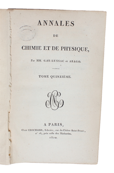 Mémoire présenté á l'Académie royale des Sciences, le 2 octobre 1820, où se trouve compris le résumé de ce qui avait été lu á la même Académie les 18 et 25 septembre 1820, sur les effets des courans électriques. [AND] Suite du Mémoire sur l'Action m...