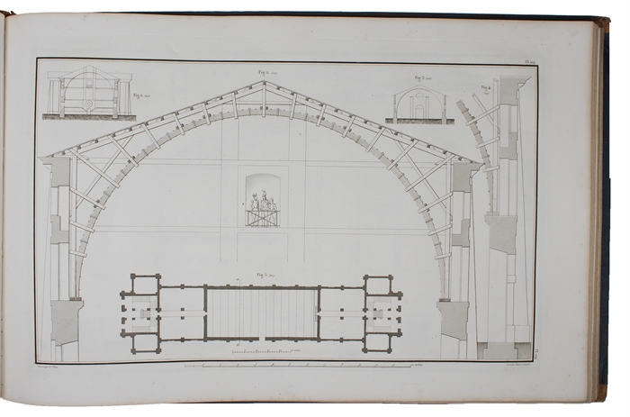 Traité de L'Art de la Charpenterie. [Text volume + plates].