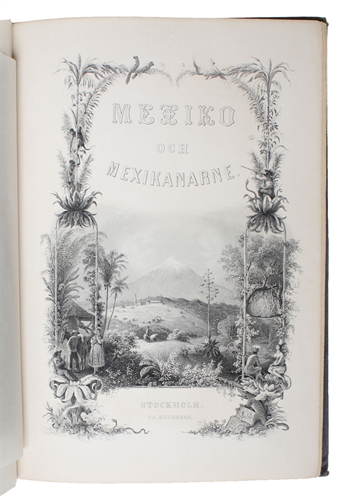 Mexiko. Landskapsbilder och Skizzer ur Folklifvet, anfattade i Skrift och framställda. Fri Öfversättning af Carl Wingstedt. Med 18 fina Stålstick. Enligt Originalteckningar af M. Rugendas.