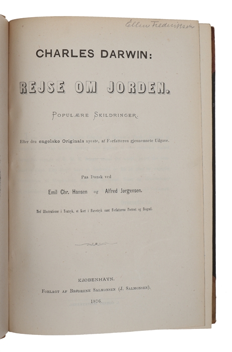 Rejse om Jorden. Populære Skildringer. Efter den engelske Originals nyeste, af Forfatteren gjennemsete Udgave. Paa Dansk ved Emil Chr. Hansen og Alfred Jørgensen.