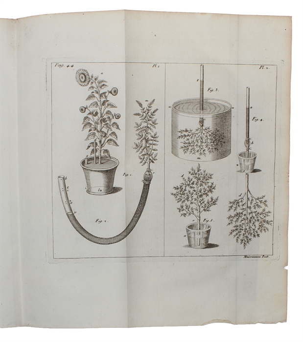 La Statiqie des Vegetaux, et L'Analyse de L'Air. Experiences nouvelles Lûes à la Societé Royale de Londres. Ouvrage traduit de l'Anglois, par M. De Buffon.