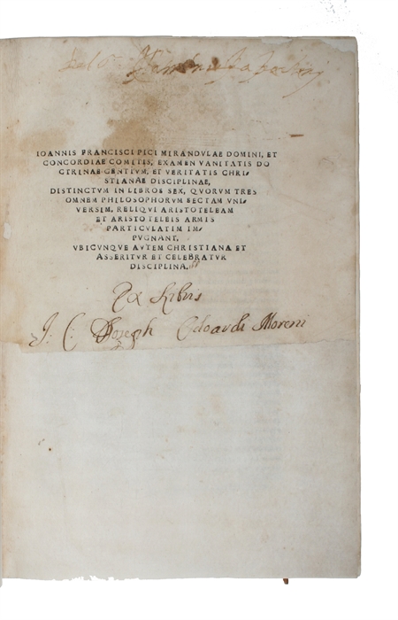 Examen vanitatis doctrinae gentium, et veritatis christianae disciplinae, distinctum in libros sex, quorum tres omnem philosophorum sectam universim, reliqui aristoteleam et aristotelis armis particulatim impugnant. Ubicunque autem Christiania et asse...