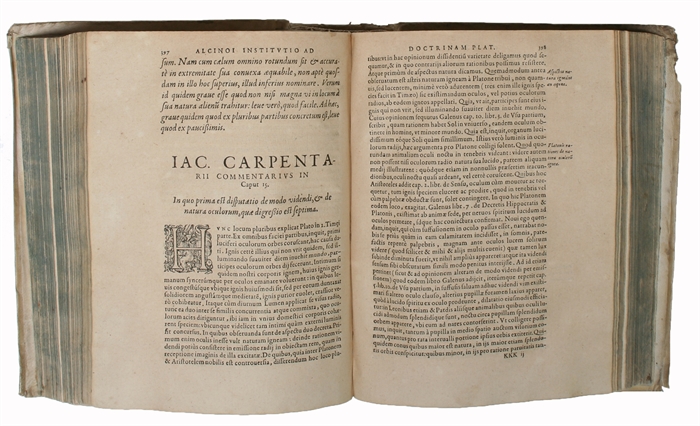 Platonis cum Aristotele in universa philosophia comparatio.Qua hoc Commentario, in Alcinoi Institutionem ad eiusdem Platonis doctrinam, explicatur (+) Pars posterior Platonicae et Aristotelicae comparationis in universa Philosophia. Quae de animorum im...