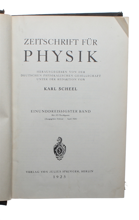 Über den Zusammenhang des Abschlusses der Elektronengruppen im Atom mit der Komplexstruktur der Spektrum. (On the Connexion between the Completion of Electron Groups in an Atom with the Complex Structure of Spectra).