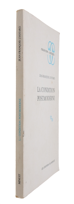 La Condition Postmoderne. Rapport sur le savoir.