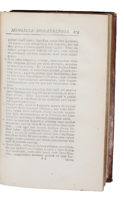 Flora Lapponica exhibens Plantas per Lapponiam Crescentes, secundam Systema Sexuale Collectas in Itinere... Additis Synonymis, & Locis Natalibus Omnium, Descriptionibus & Figuris Rariorum, Viribus Medicatis & Oeconomicis Plurimarum.