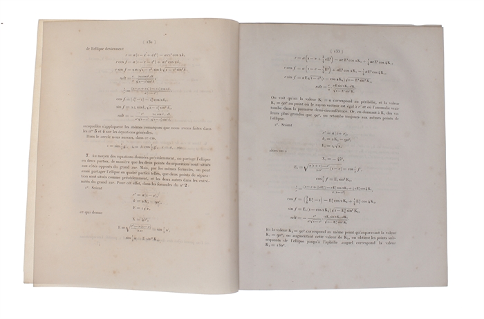 Mémoire sur le Calcul des perturbations qu'éprouvent les Comètes.