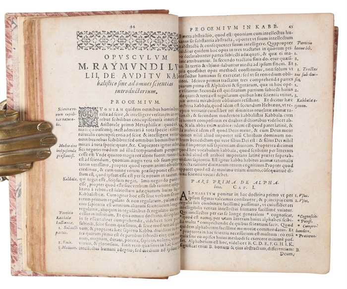 Opera ea quae ad adinventam ab ipso ertem universalem, Scientiarum Artiumque omnium breui compendio, firmaque memoria apprehendendarum, locupletissimaque vel oratione ex tempore pertractandarum, pertinent. Ut et In eandem quorumdam interpretum scripti...