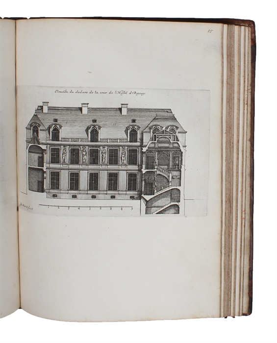 Recueil des Plans Profils et Elevations Des plusieurs Palais Chasteaux Eglises Sepultures Grotes et Hostels. Bâtis dans Paris et aux environs, avec beaucoup de magnificence, par les meilleur(es) Architectes du Royaume, desseignez, mesurés, et gravez, ...