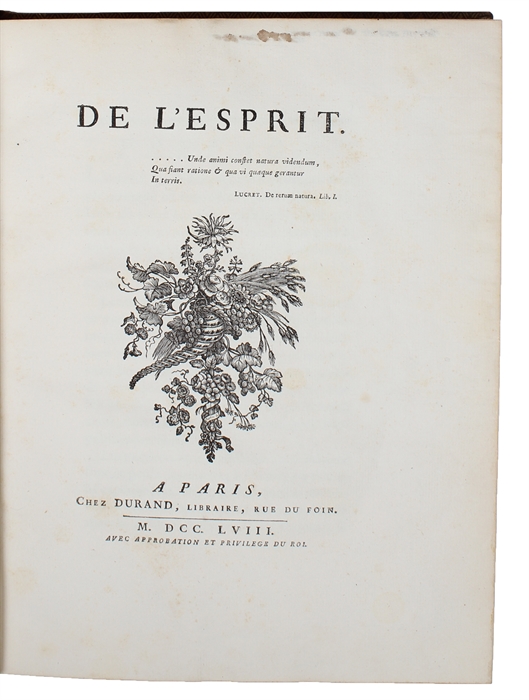 De l'Esprit.