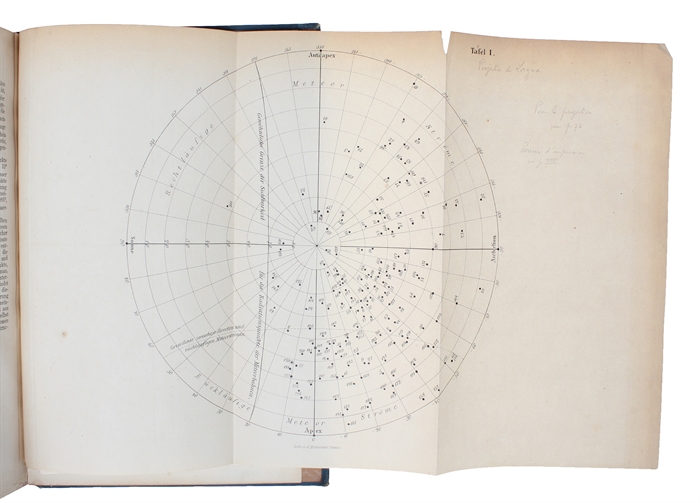 Entwurf einer astronomischen Theorie der Sternschnupen. Einzig autorisierte deutsche Ausgabe der vom verfasser völlig umgearbeiteten "Note e Riflessioni sulla teoria astronomica delle Stelle cadenti" aus dem Italienischen übersetzt und herausgegeben vo...