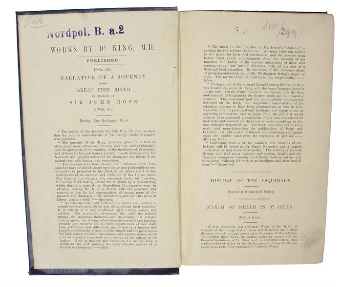 The Franklin Expedition from First to Last. By Dr. King, M.D.