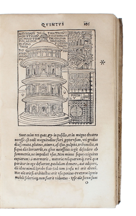 De architectura libri decem, summa diligentia recogniti, at(que) excusi, cum nonnullis figuris sub hoc signo * positis. nun & antea impraessis. Additis Iulij Frontini De aqueductibus libris, proter materiae affinitatem.