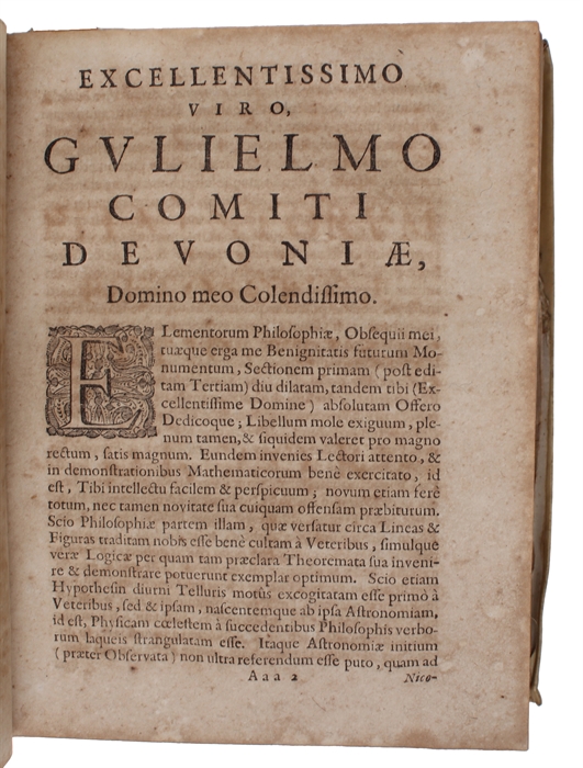 Opera Philosophica, Quae Latinè scripsit, Omnia. Antè quidem per partes, nunc autem, post cognitas omnium Objectiones, conjunctim & accuratiùs Edita. [8 parts]. [Including "leviathan" for the first time in Latin].