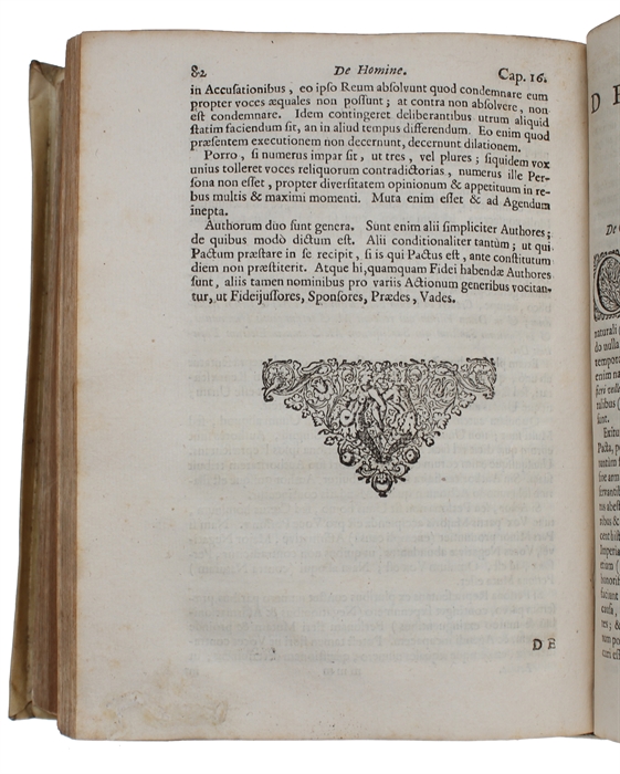 Opera Philosophica, Quae Latinè scripsit, Omnia. Antè quidem per partes, nunc autem, post cognitas omnium Objectiones, conjunctim & accuratiùs Edita. [8 parts]. [Including "leviathan" for the first time in Latin].