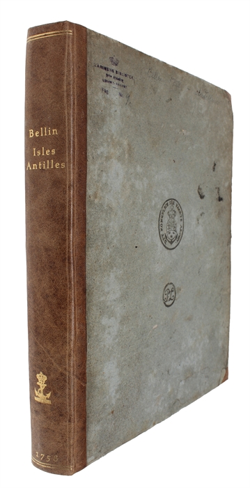 Déscription géographique des Isles Antilles possedées par les Anglois. Scavoir la Jamaique, la Barbade, Antigue, Montserrat, S. Christophle, Nieves, l'Anguille, et les Vierges Isles Lucayes et Bermudes... Pour le Service des Vaissaux du Roy.